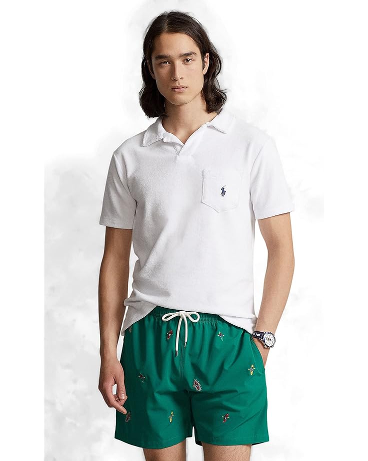 Polo Ralph Lauren Cotton-Blend Terry Polo Shirt - Main View