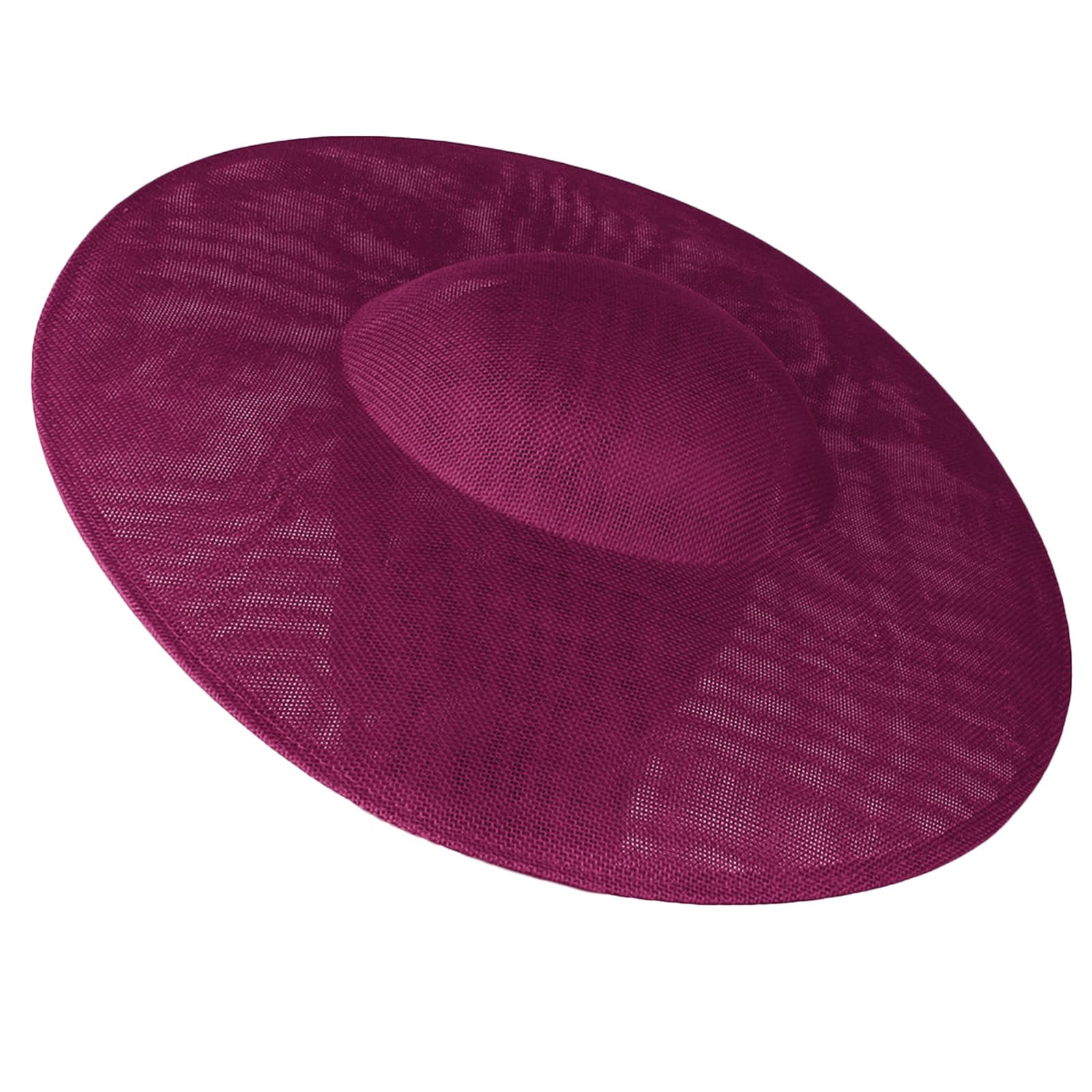 Hgenahgtf Unisex Rose P 40Cm Big Fascinator Hat Base Wedding Headpiece Bottom Women ' S Derby Millinery Cap Accessories Women ' S Derby Wedding Headpiece