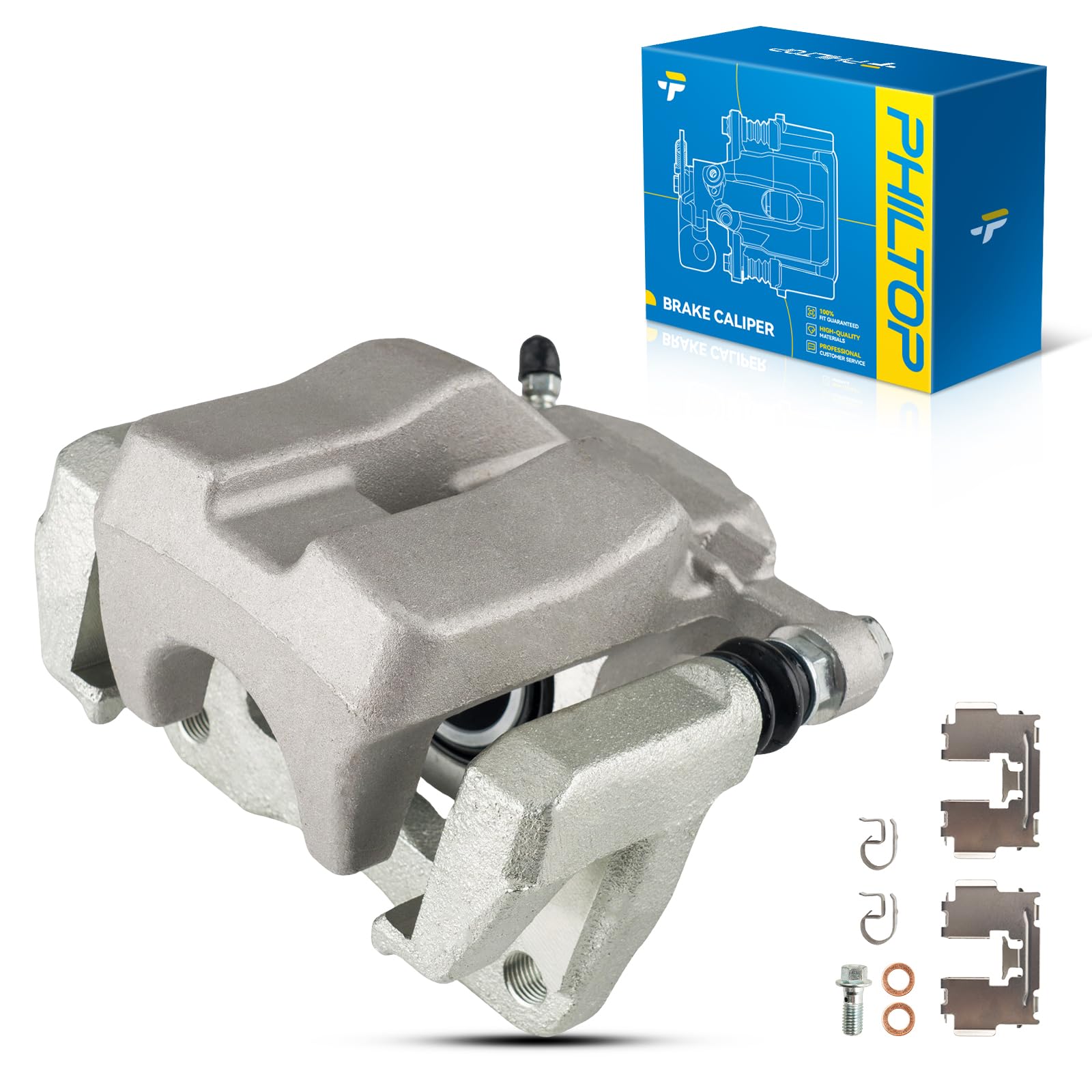 PHILTOP Rear Left Brake Caliper 19-B319-3 Compatible with 2006-2012 RAV4