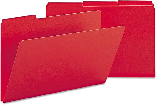 Miniatura 7 de Smead Carpeta de archivos de cartón prensado, pestaña de corte de 1/3, expansión de 1 pulgada, tamaño legal, verde, 25 por caja (22546) Verde,Rojo