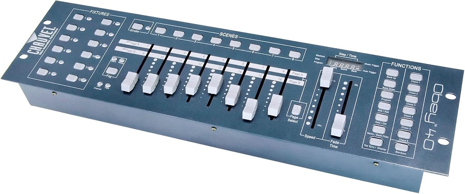 CHAUVET DJ OBEY40 Universal DMX Light/Fog Machine Controller