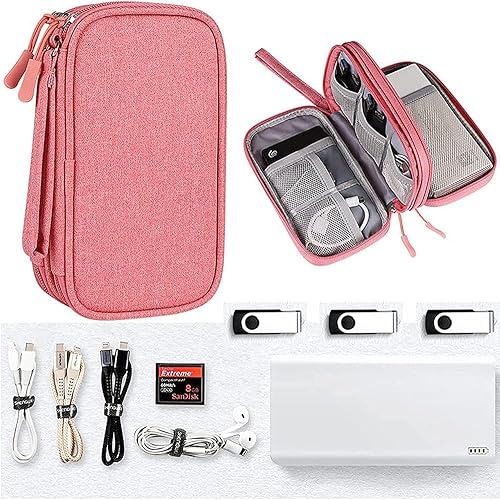 Miniatura 5 de Funda para accesorios electrónicos, bolsa organizadora universal de accesorios electrónicos, bolsa organizadora de cables portátil impermeable,