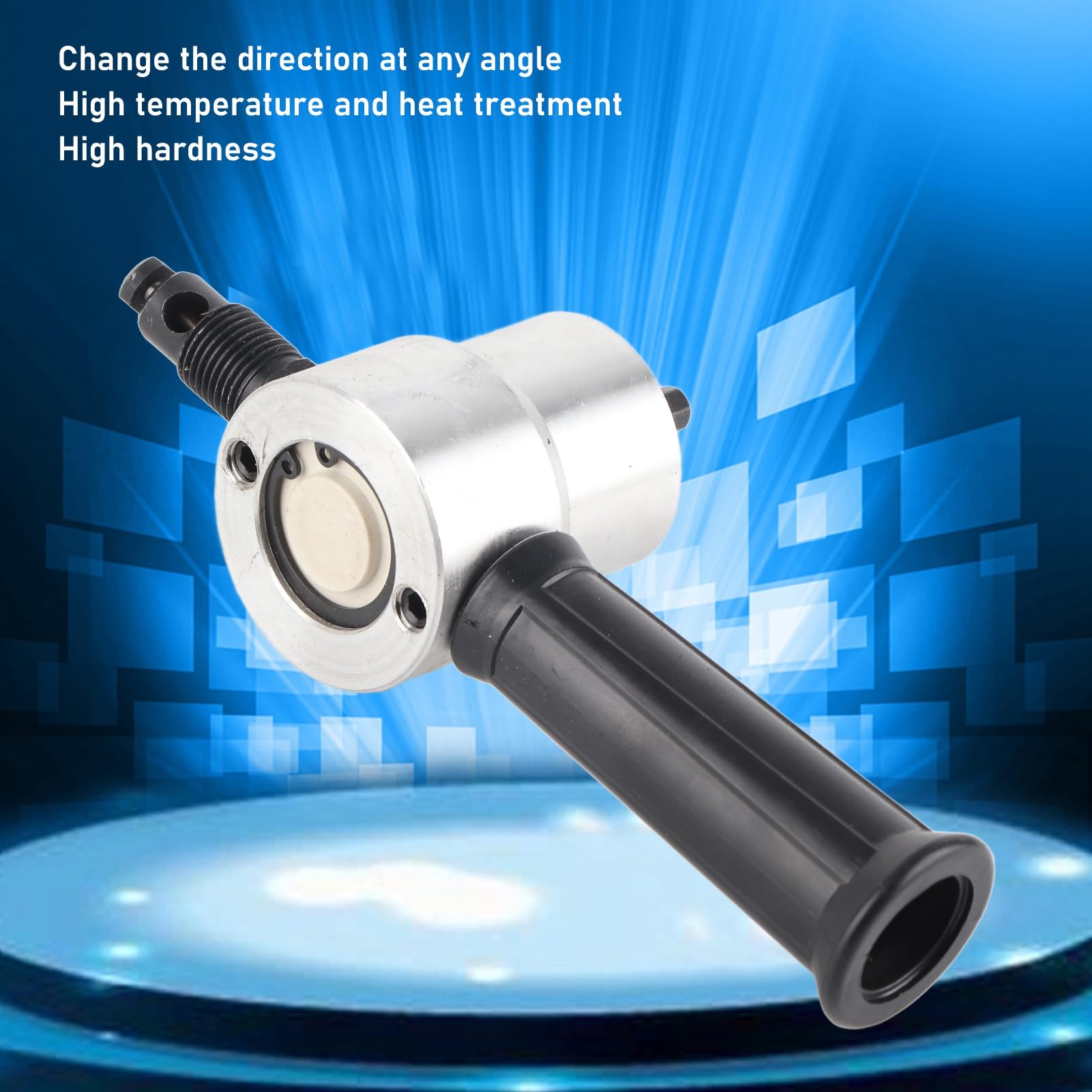 FLEXMAN Metal Nibbler Drill Attachment, Double Head Sheet Metal Nibbler Cutter, Versatile Nibbler Drill Attachment for Metal Cutting, Machining, Woodworking