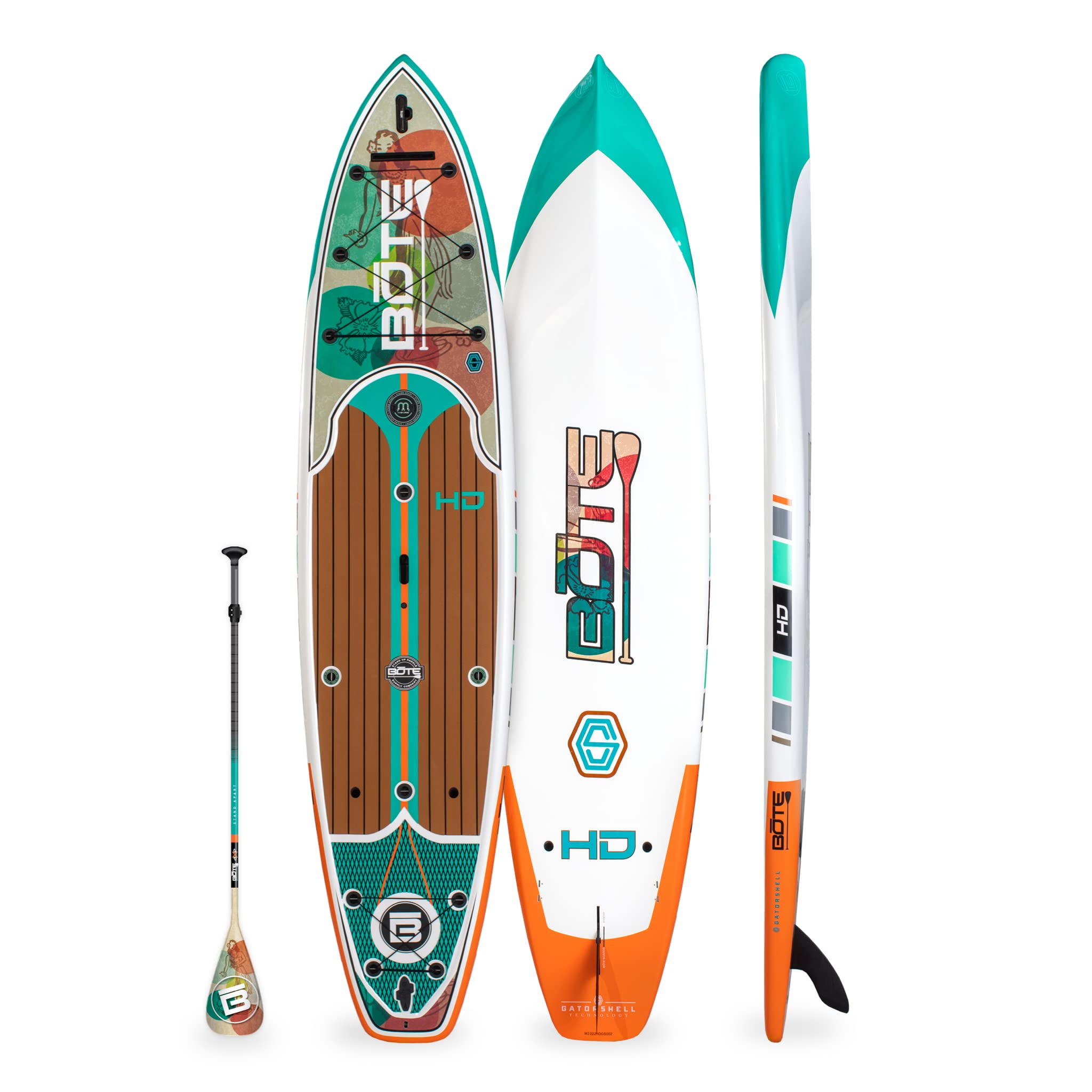 Amazon | Bote 12' HD GATORSHELL- Native 22 ハード スタンドアップ