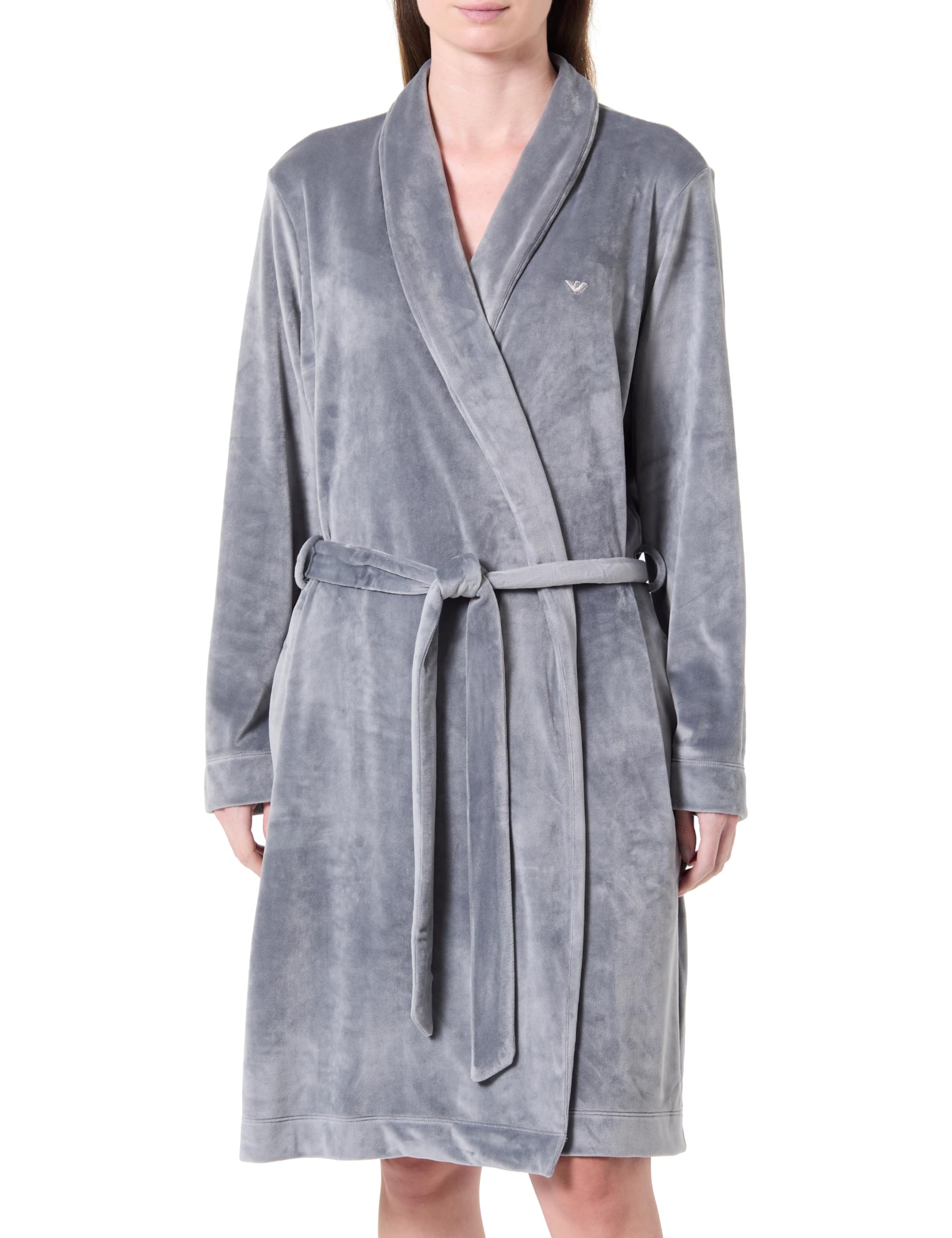 Emporio Armani Damen Chenille Dressing Gown Morgenmantel