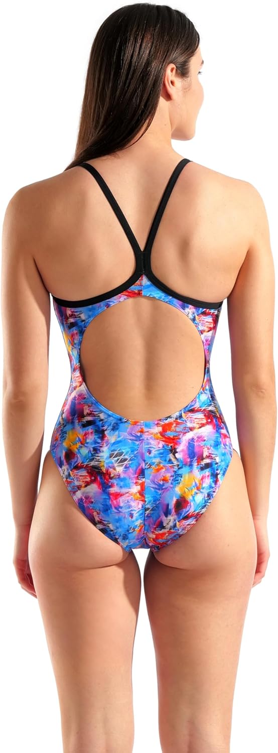 Arena Women's Performance Memories Light Drop Back Swimsuit Sports Bathing Suit - Image 2