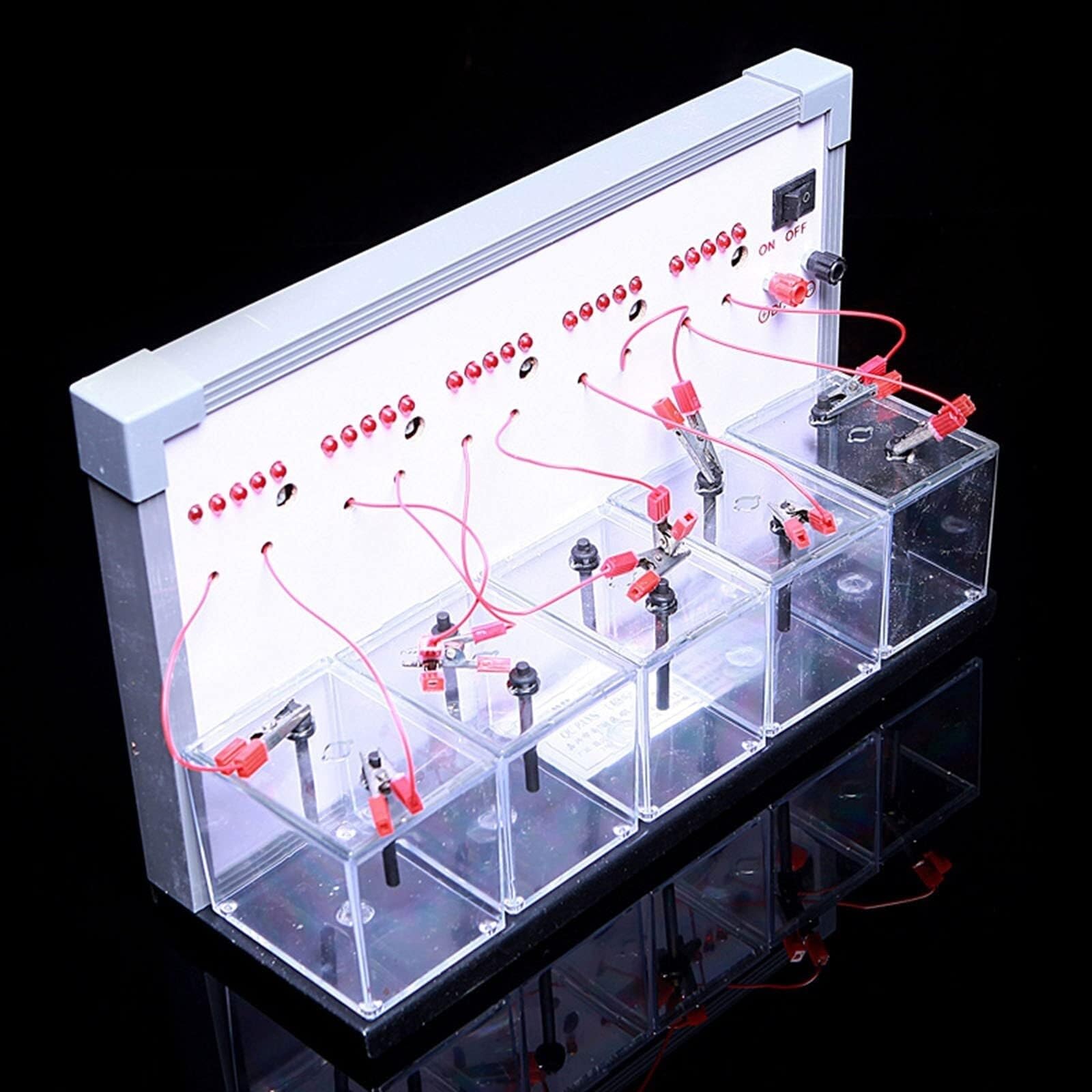 Demostrador De Conductividad De Electrolitos En Química, Dispositivo Experimental De Electrólisis del Agua, Instrumento Didáctico sobre El Principio De Conducción De Soluciones.