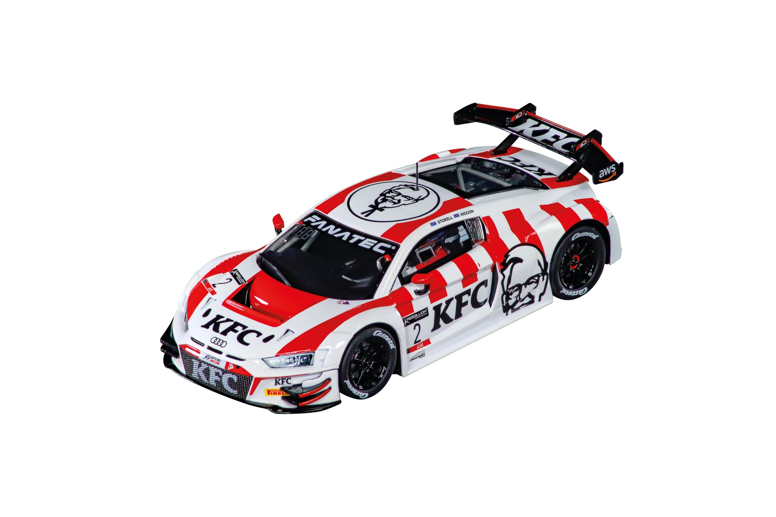 Carrera Digital 132 20032073 Audi R8 LMS GT3 evo II KFC Racing, No.2 1:32 Scale Slot Car With Working Front - Image 2