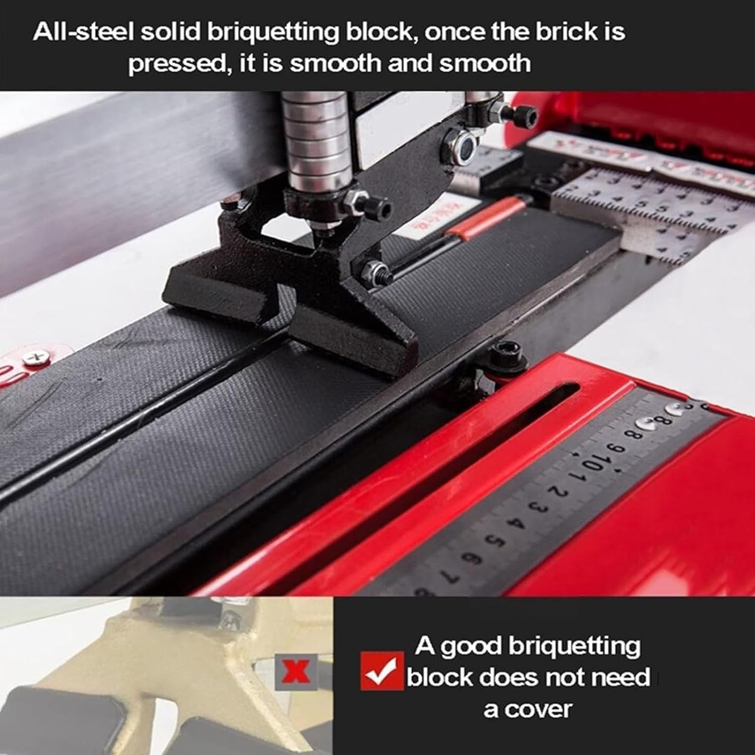 Cuchillo manual de acero para cortar azulejos, herramienta de empuje y tirar, máquina ligera de azulejos de monorraíl, proyectos ideales para el hogar
