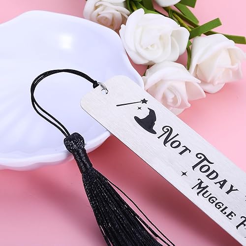 Miniatura 4 de Marcapáginas de Halloween, regalo de mago para amigos adultos, mercancía de brujería y magia para mujeres y hombres, bibliotecario, amante de