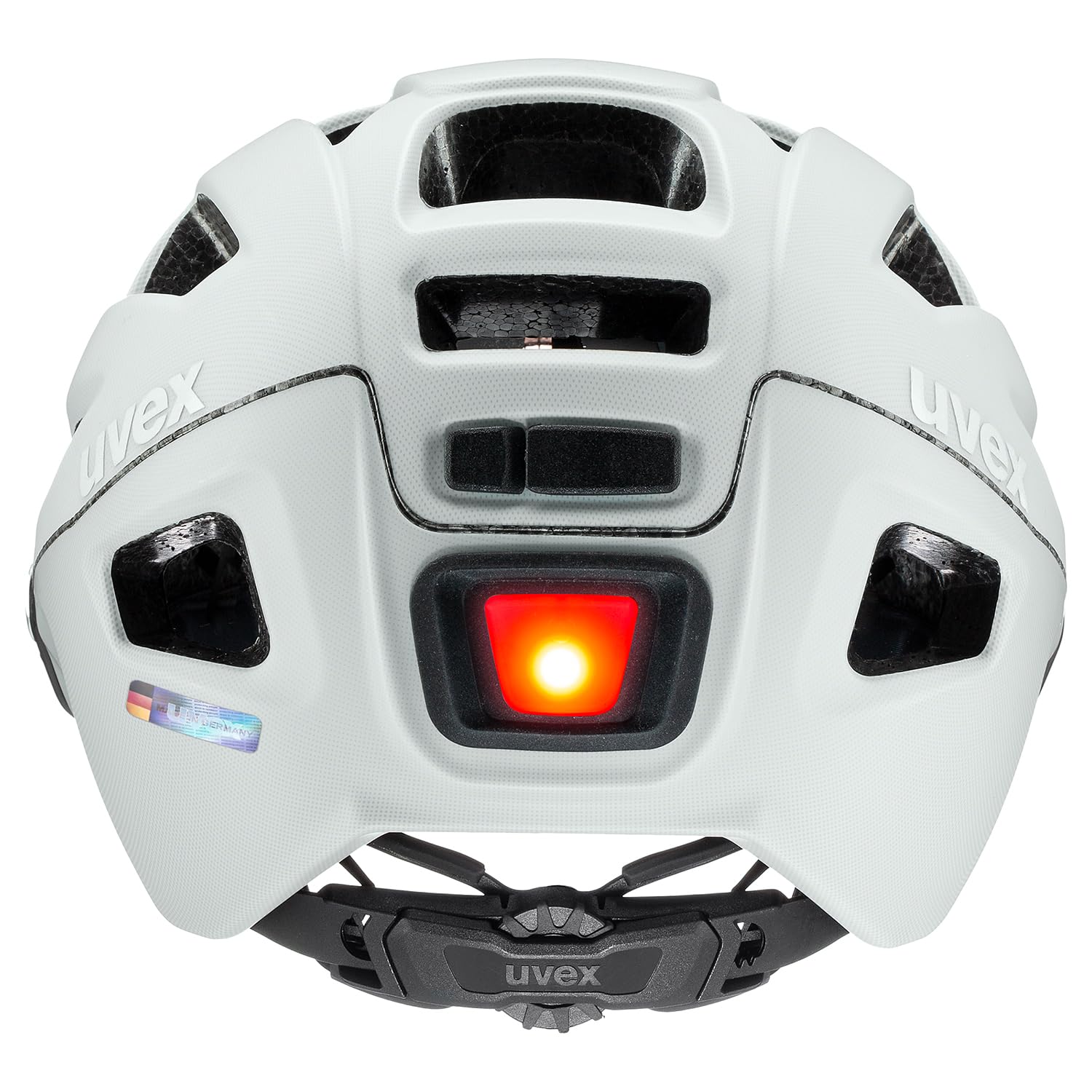 uvex Finale Visor V - sicherer City-Helm für Damen und Herren - mit selbsttönendem Visier - inkl. LED-Licht
