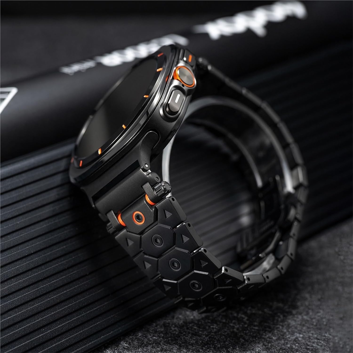 For Samsung Galaxy Watch Ultra Strap 47mm Accessories sport Bracelet For Galaxy Watch 7 Ultra Titan Stainless Steel Metal Steel watchbands WatchBands