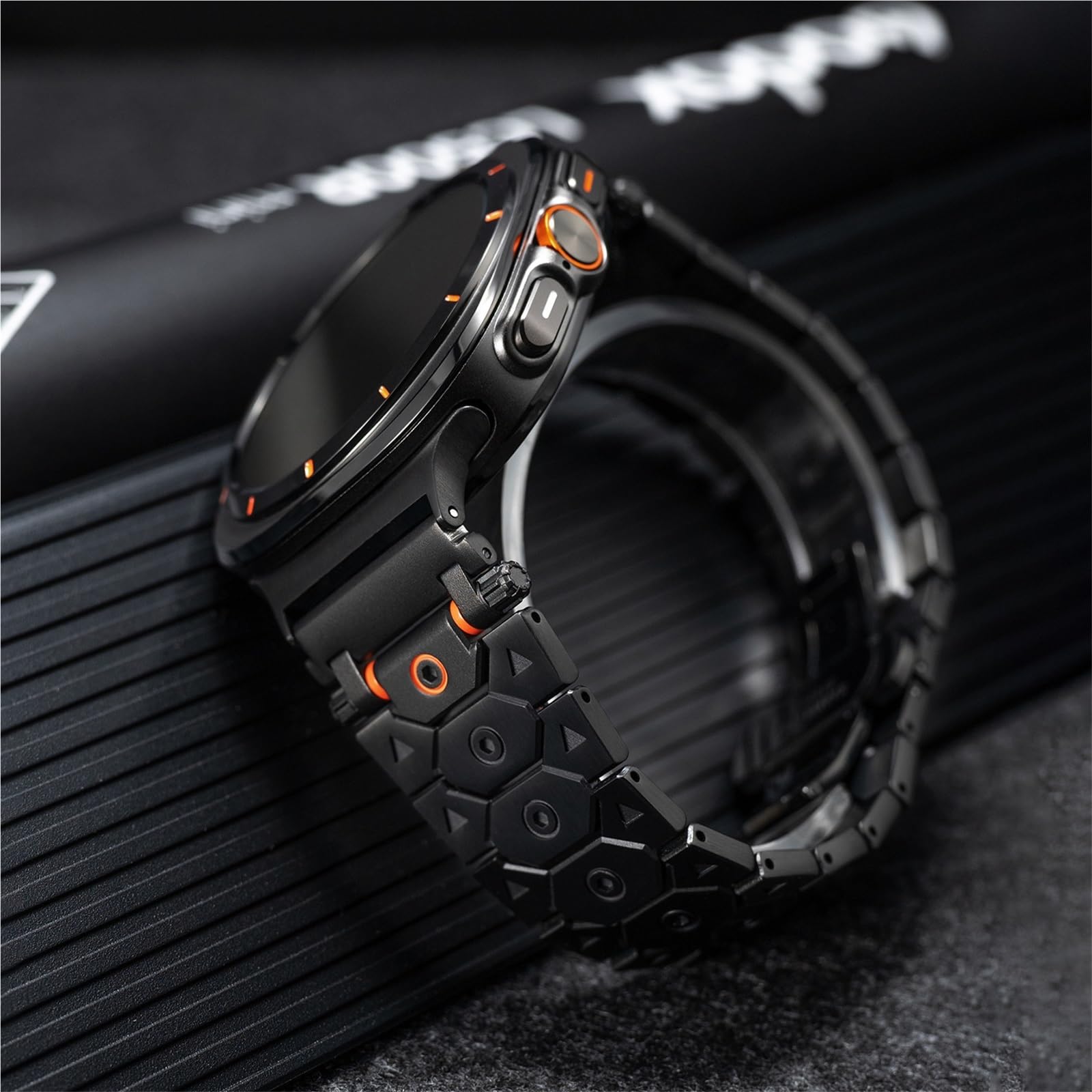 SCRUBY Para Samsung Galaxy Watch Ultra Correa 47mm Accesorios Pulsera deportiva Para Galaxy Watch 7 Ultra Titan Correas de reloj de acero inoxidable y metal Correas de reloj