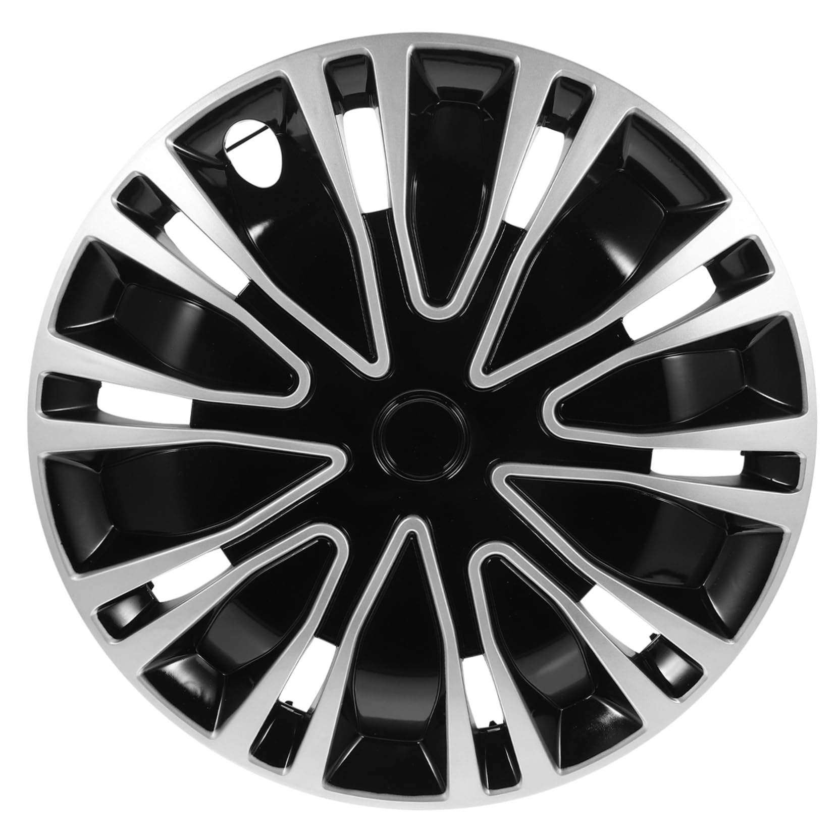 Enjoliveur de roue 15 pouces Gatuida cache-moyeux noir en PP durable - 8
