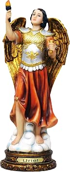 12" Inch Archangel Uriel Statue Figure Imagen Arcangel Uriel Holy Religious Gift Home Decor