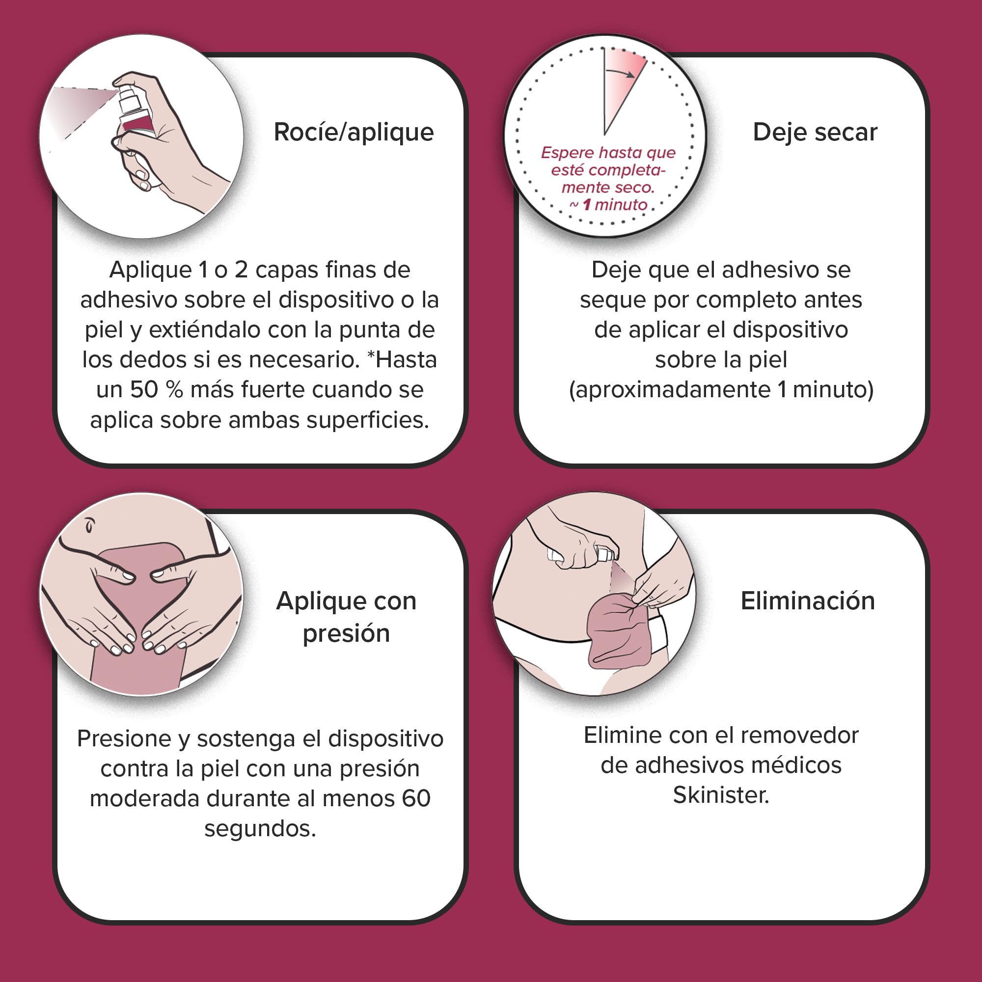 Pegamento Médico para la Piel en Spray | Adhesivo Médico de Silicona | Adhesivo Ostomía, Prótesis Mamarias, Catéteres Externos, Elementos Protésicos, Pegamento Efectos Especiales, 118 ml