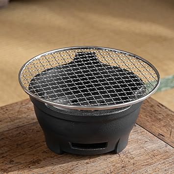 1set Clay Charcoal Stove, Old-Fashioned Barbecue Stove, Charcoal Stove, Household China-Style Hot Pot Stove, for Outdoor Tabletop Camping21cm/8.3in