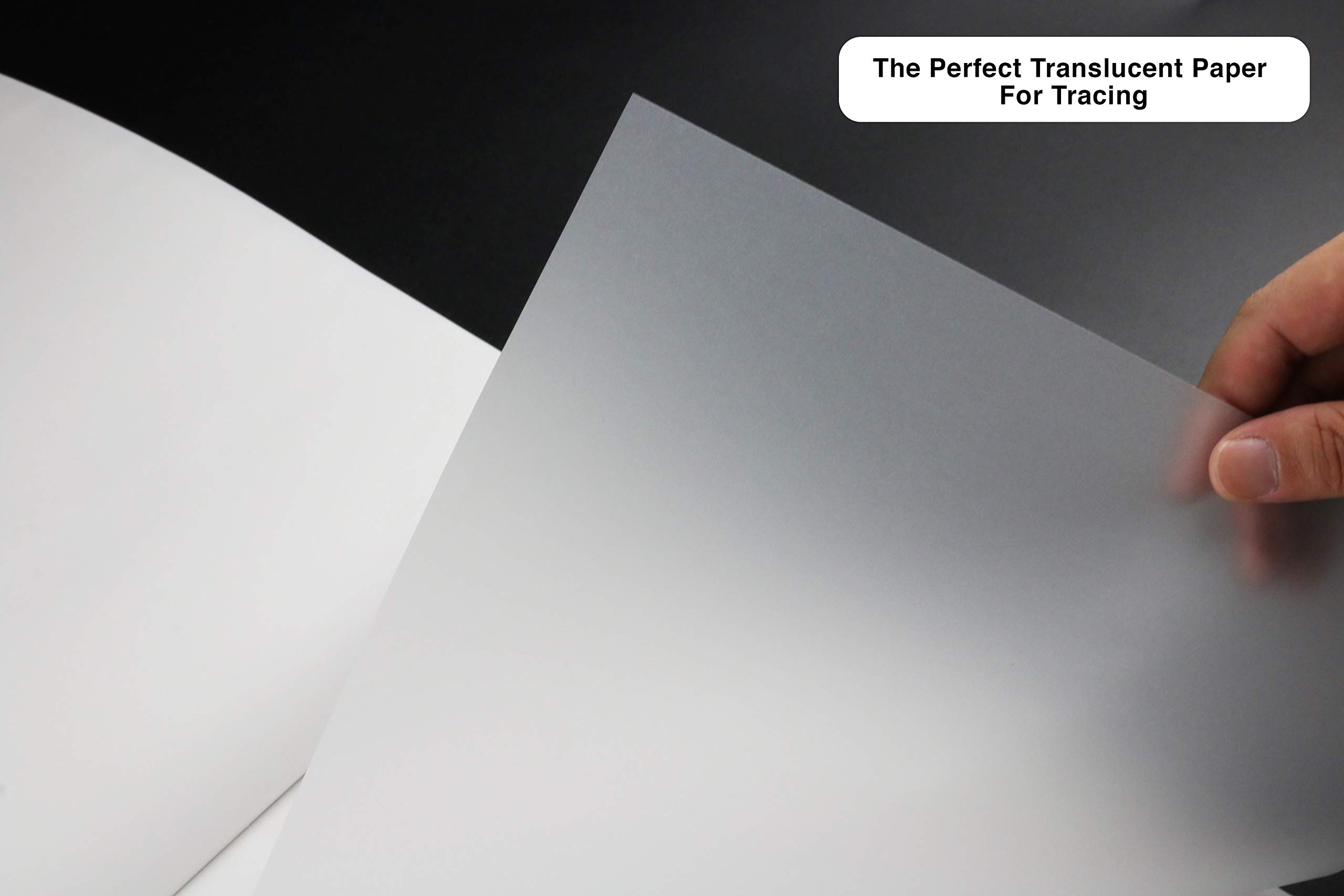 Bellofy Tracing Paper Pad 100 Sheets Translucent Tracing Paper for