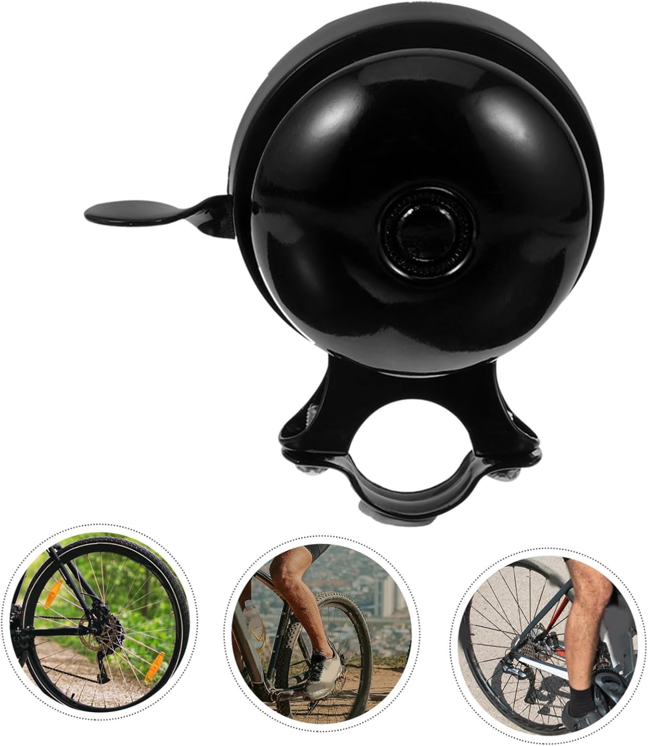 GALPADA 5pcs Convenient Multi-Function Bike Bell Loud Sound Retro Design for Safety Warning Fits Handlebars and Easy to Install for Road Cycling and Mountain Biking