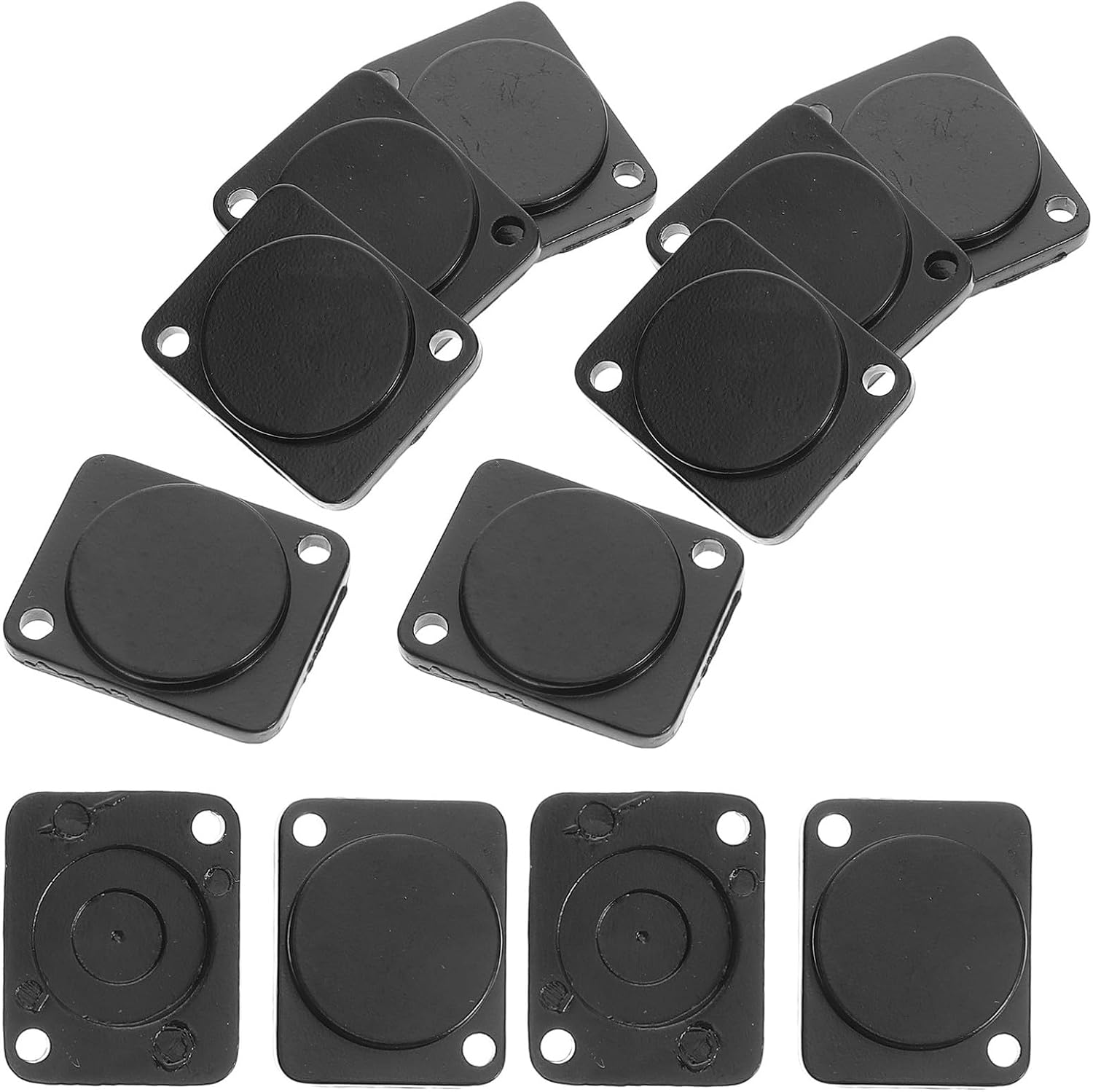 20pcs Replaceable Chassis Cover Metal Blank Wall Plate Panel with D-type Connector Size for DIY Mounting Plate Cable Management and Flexible Spacer in Electronics