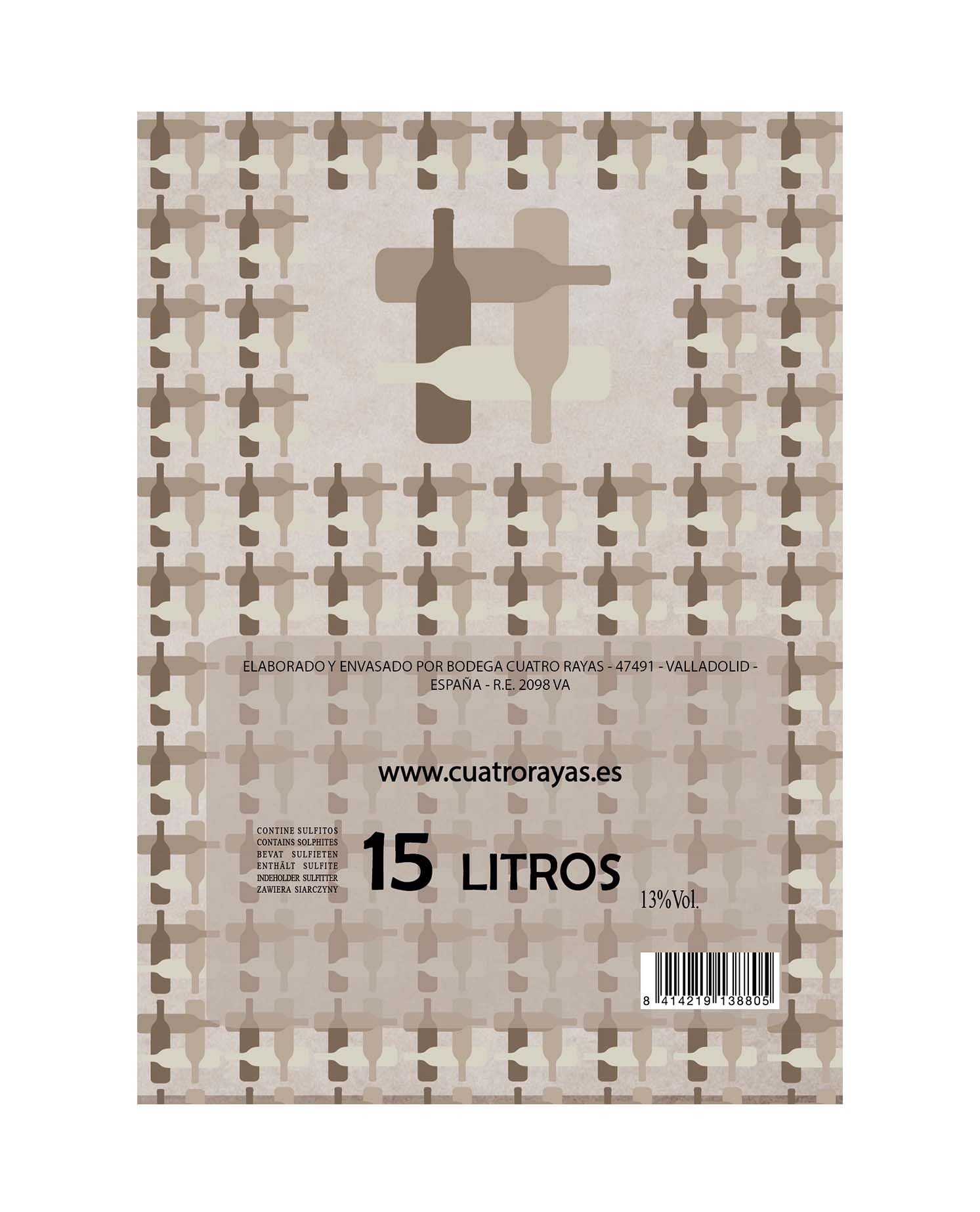 Vino Rosado Bag in Box de 15L