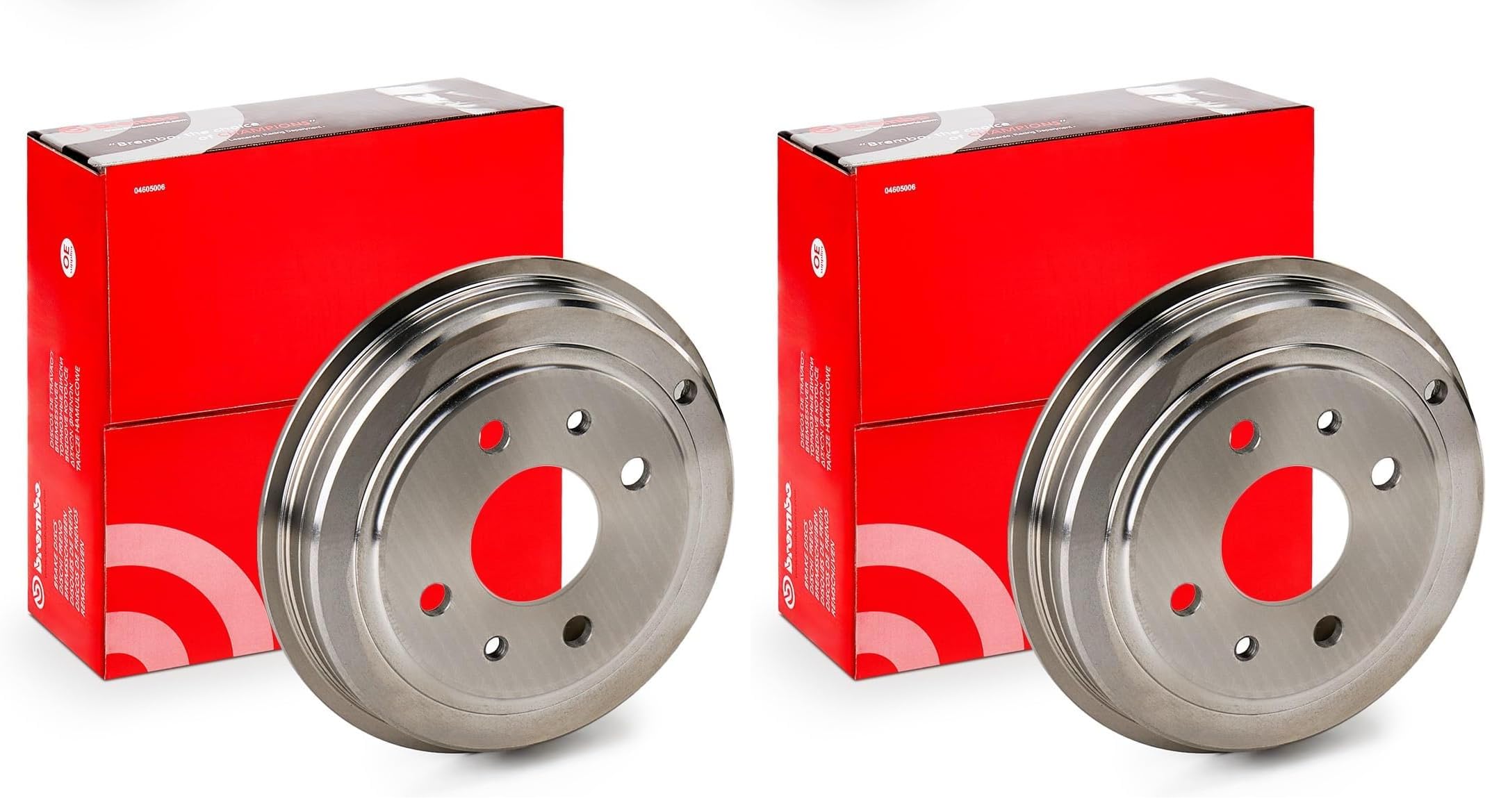 Brembo 14.6755.10 - Tamburo Freno (Set di 2) - Posteriore