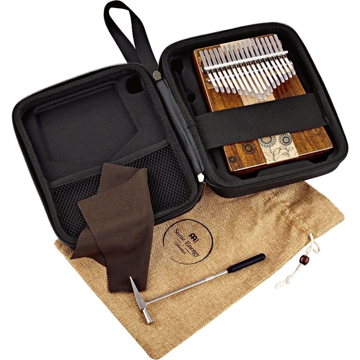 Sonic Energy Kalimba C-Dur 17 Töne Ahorn Akazienholz Meditation Yoga Percussion