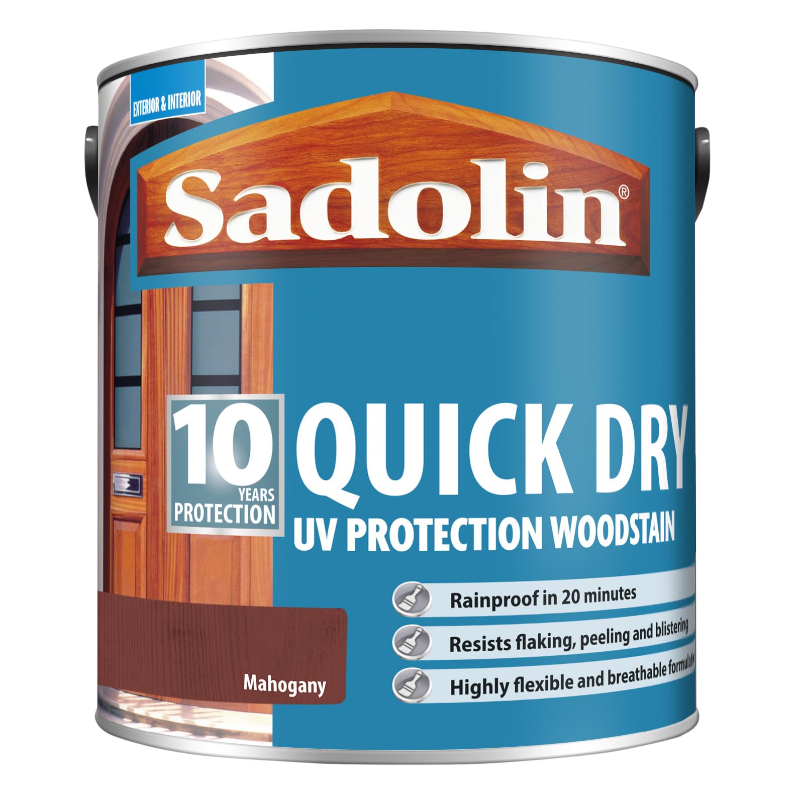 Sadolin 10 Year Quick Dry Woodstain Long-Lasting Exterior Protection Quick-Drying, Weather Resistant Wood Finish — image 1