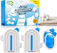 Vista 11 de Ambientador para el hogar, paquete de 2, 2 recargas, aroma a melocotón, eliminador de olores, hasta 120 días, ambientador en forma de cactus