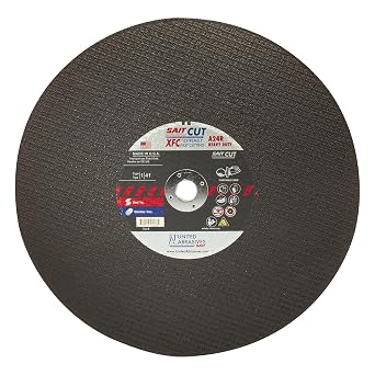 24150 14X1/8X1 XFC Extremely Fast Cut Heavy Duty Portable Saw Cut-Off Wheels, 10 Pack