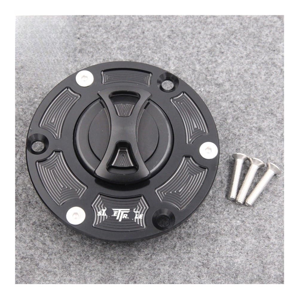 Tappo Serbatoio Gas Tubo Accessori Per Moto Copertura Del Tappo Del Serbatoio Del Carburante Per Street Triple 2007-2008 Copertura Del Tappo Del Serbatoio Del Carburante Per Moto(Silver)