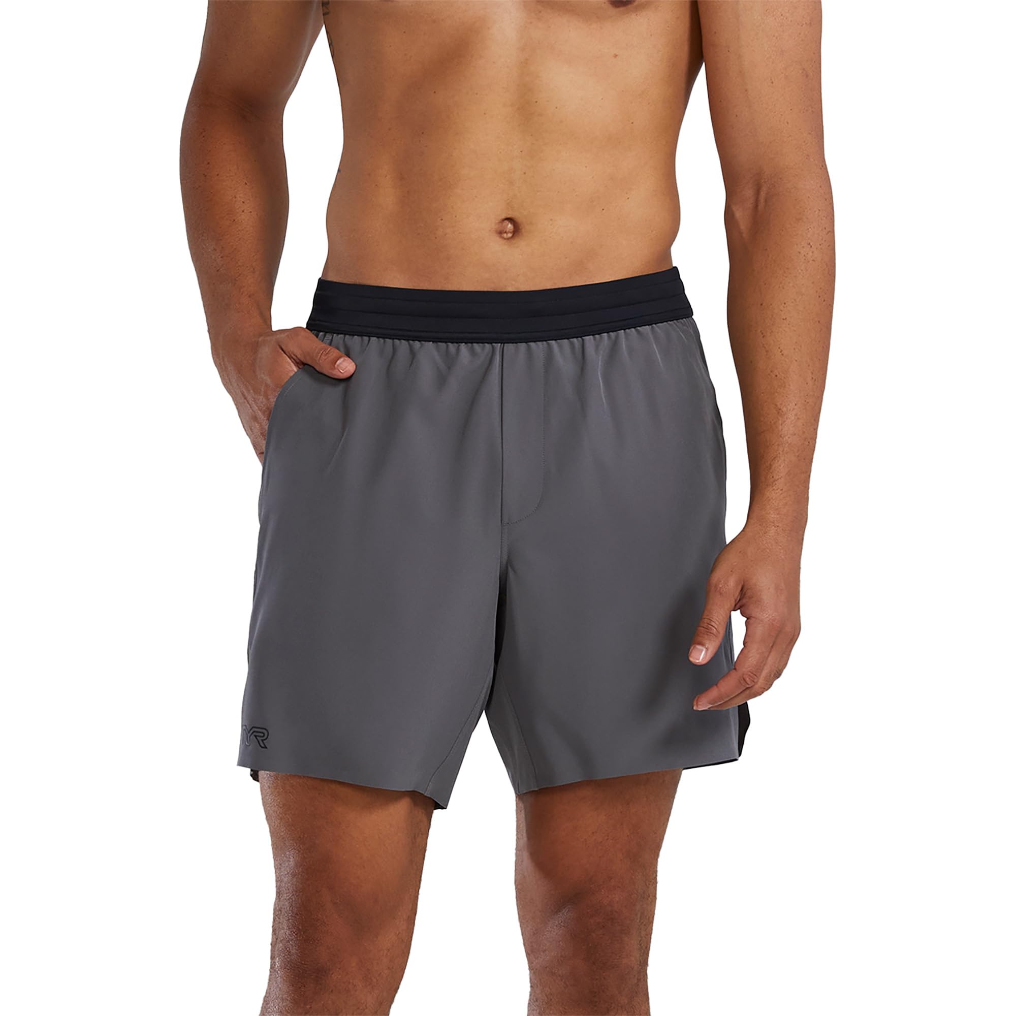 TYR Men's Athletic Performance Workout Lined Short 7"