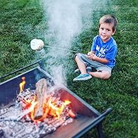Vista 6 de MalloMe - Palos para s'mores para hoguera - Accesorios para palos de malvavisco para asar en hoguera, kit de s'mores - Pinchos para s'mores y perros