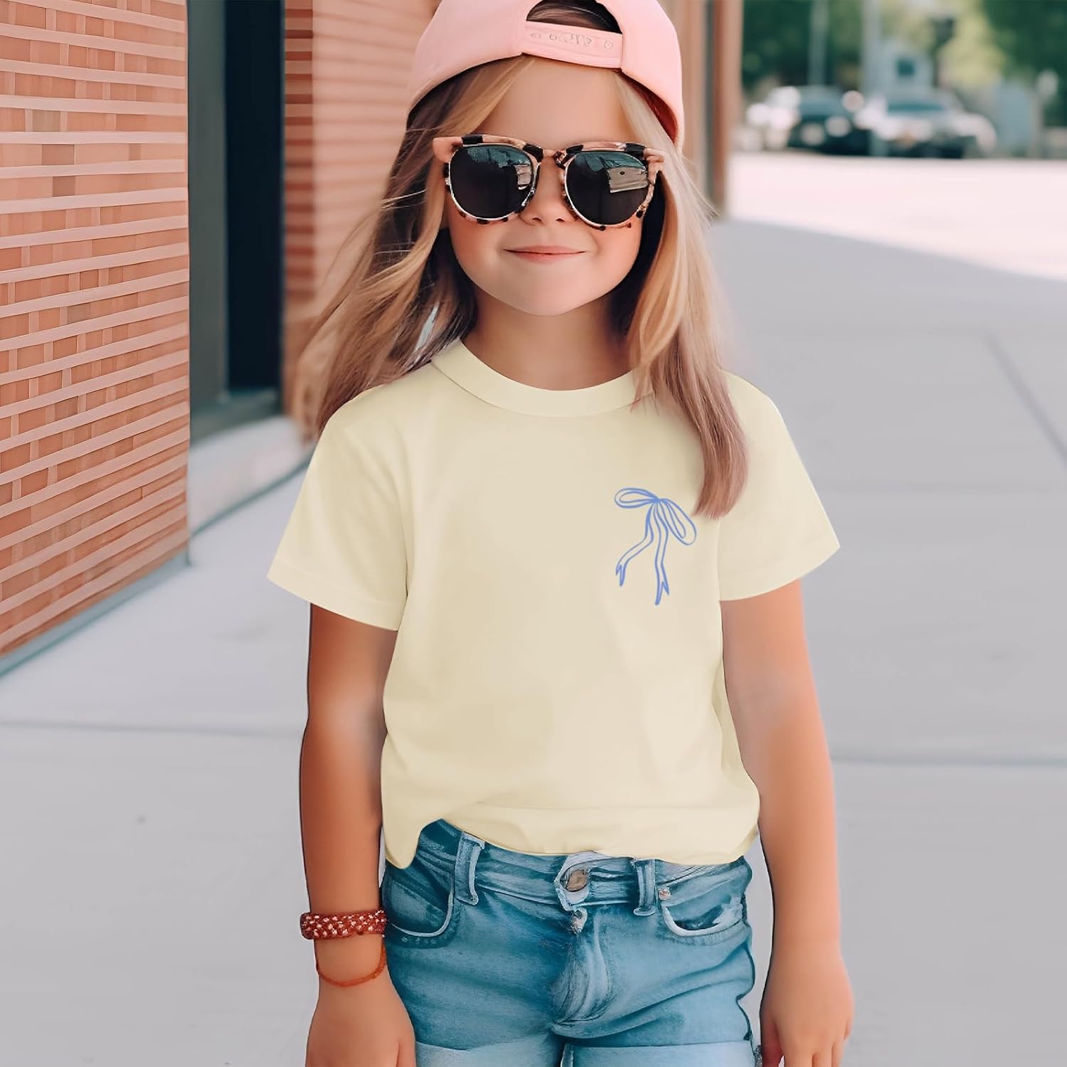 Fkatuzi Girls Christian Jesus Faith Shirts for Kids Cute Bow Shirt Daughter of The King God Bible Verse Graphic Tees Cotton