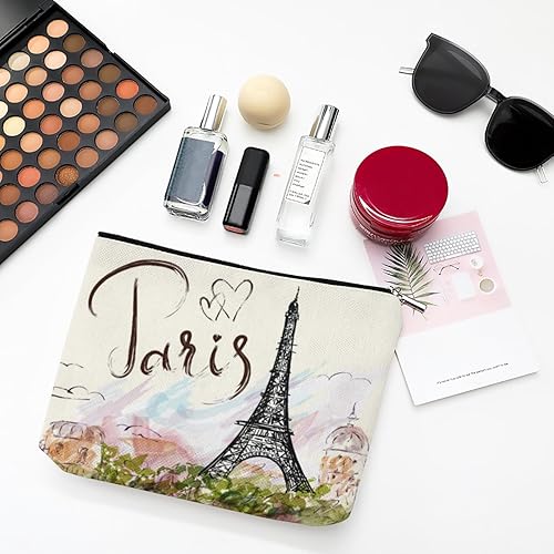 Miniatura 4 de Bolsa de maquillaje de leopardo, de gran capacidad, portátil, para artículos de tocador, bolsa de cosméticos para mujeres, bolsa de viaje para