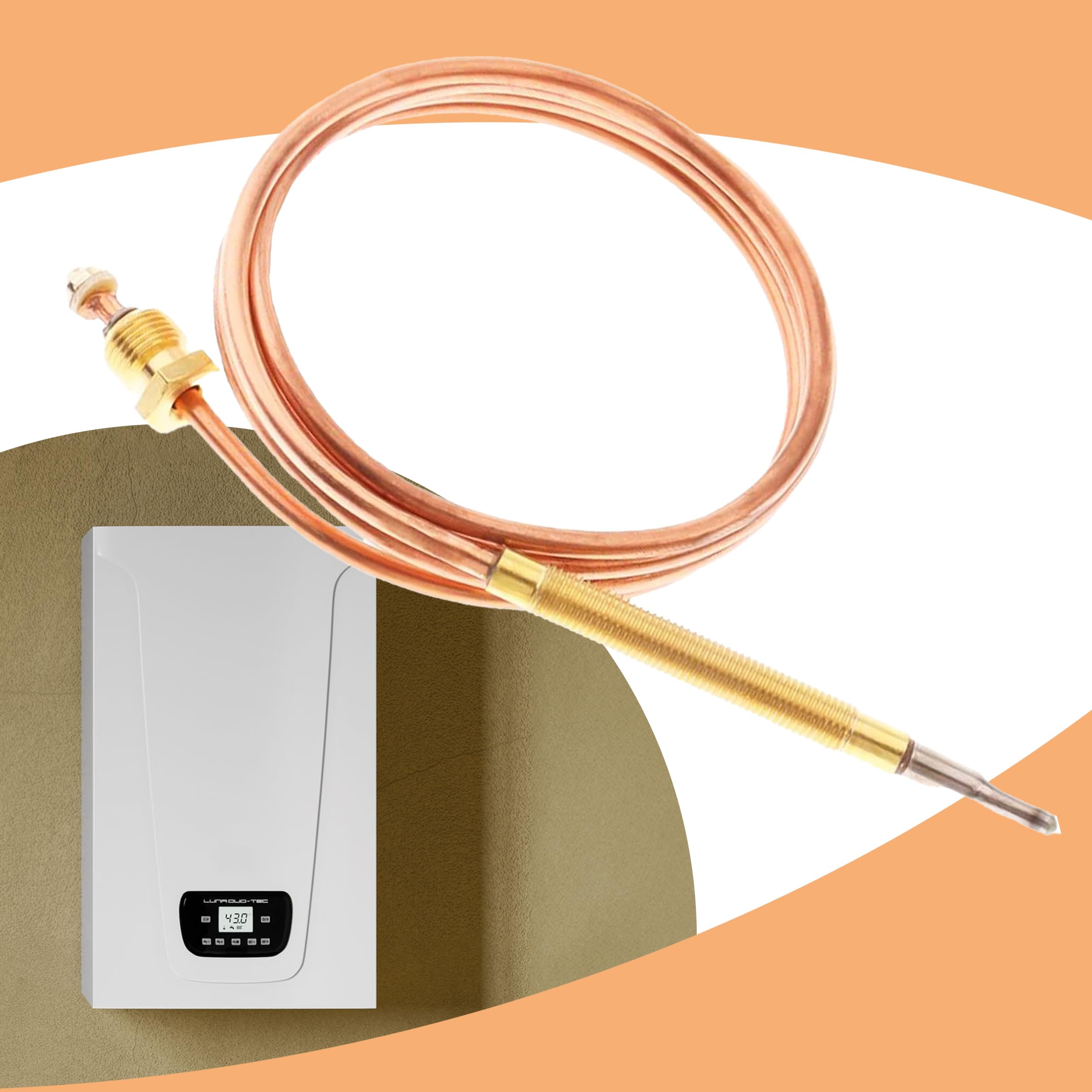 SMEG TERMOCOPPIA FORNO 948650233 ORIGINALE MONTA SU MODELLI IN DESCRIZIONE - Rossi Ricambi - Foto 2