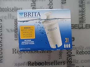 BRITA Brita 3 Count Water Filter Pitcher Advanced Replacement Filters (Packaging May Vary) (3 Pack), White