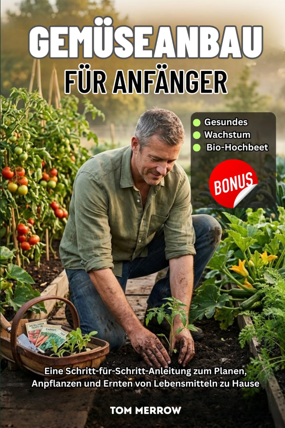GEMÜSEANBAU FÜR ANFÄNGER: Eine Schritt-für-Schritt-Anleitung zum Planen, Anpflanzen und Ernten von Lebensmitteln zu Hause