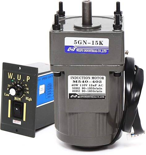 Miniatura 115 de Motor de engranajes eléctrico 120W DC 24V Reductor de engranajes helicoidal Caja de engranajes Motor eléctrico de engranajes RV 50K 35Nm Motor 120W