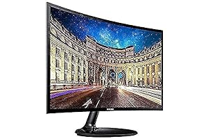 SAMSUNG C27F390FHN; 27" CF390 Full HD LED-LCD Curved Monitor, Black
