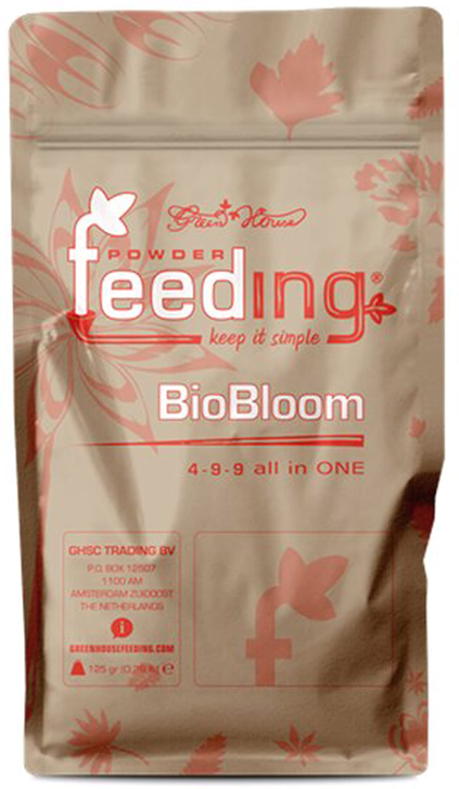 Green House Feeding Powder Starter Kit Bio 3 x 125 g Bloom Grow Enhancer Grow Dünger Pulver + IG Messlöffel
