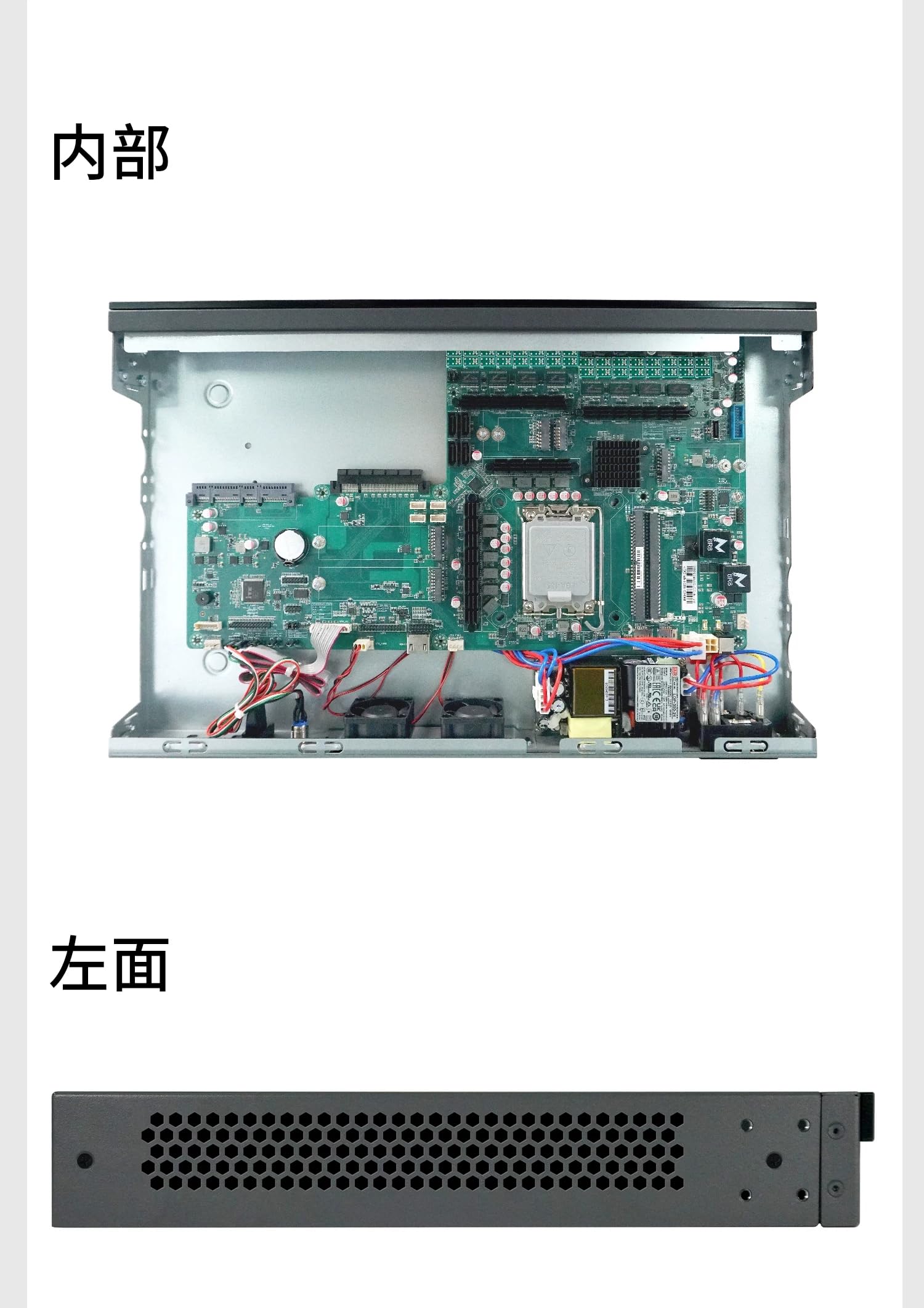 2 slot 100G SFP+ OCP / U5 225 con 8LAN (16GB RAM 256GB SSD)/Intel I226-V RJ45 Ethernet Port/Router Firewall Hardware/2* DDR5 MAX 6400MHz/1U Rack Industrial Computer/PCIe 4.0x4 PCIe 4.0x1 4 G 5G