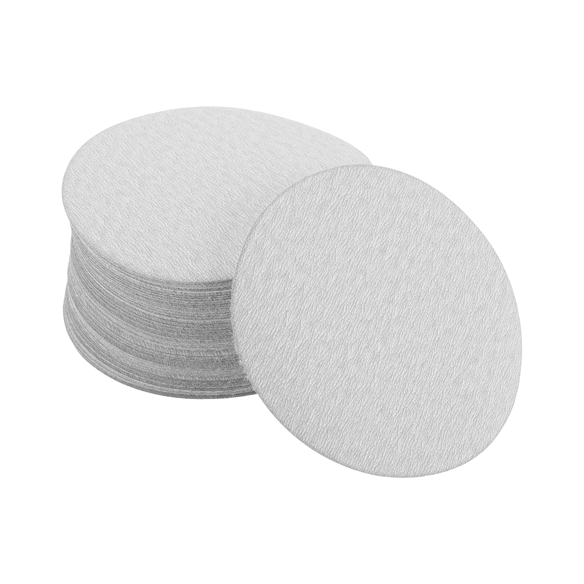 INFINAUTO Sanding Discs, 3.94" 1000 Grit Automotive Repair Round Hook and Loop Sandpaper Aluminum Oxide White, 50 Pcs