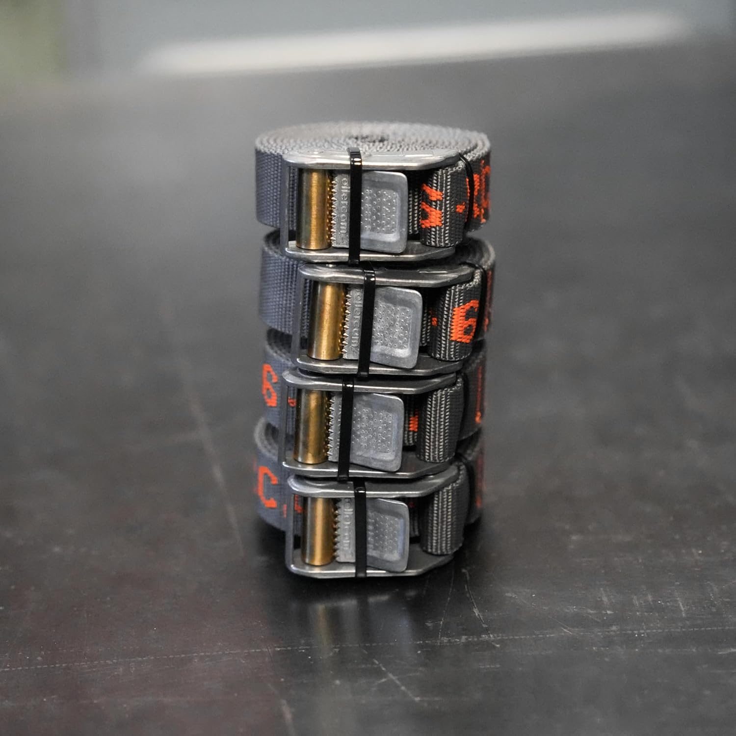 1.0" Cam Buckle Tie Down Straps - Signature Roller Technology - Ideal for Overlanding, Rafting, and Outdoors - Secure Straps for Gear and Cargo - 4 Pack (Straight End, 3 Foot)