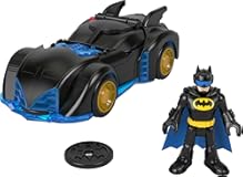 Fisher-Price Imaginext DC Super Friends Batman Toy Shake & Spin Batmobile with Poseable Figure for Pretend Play Kids Ages 3&plus; Years&ZeroWidthSpace;