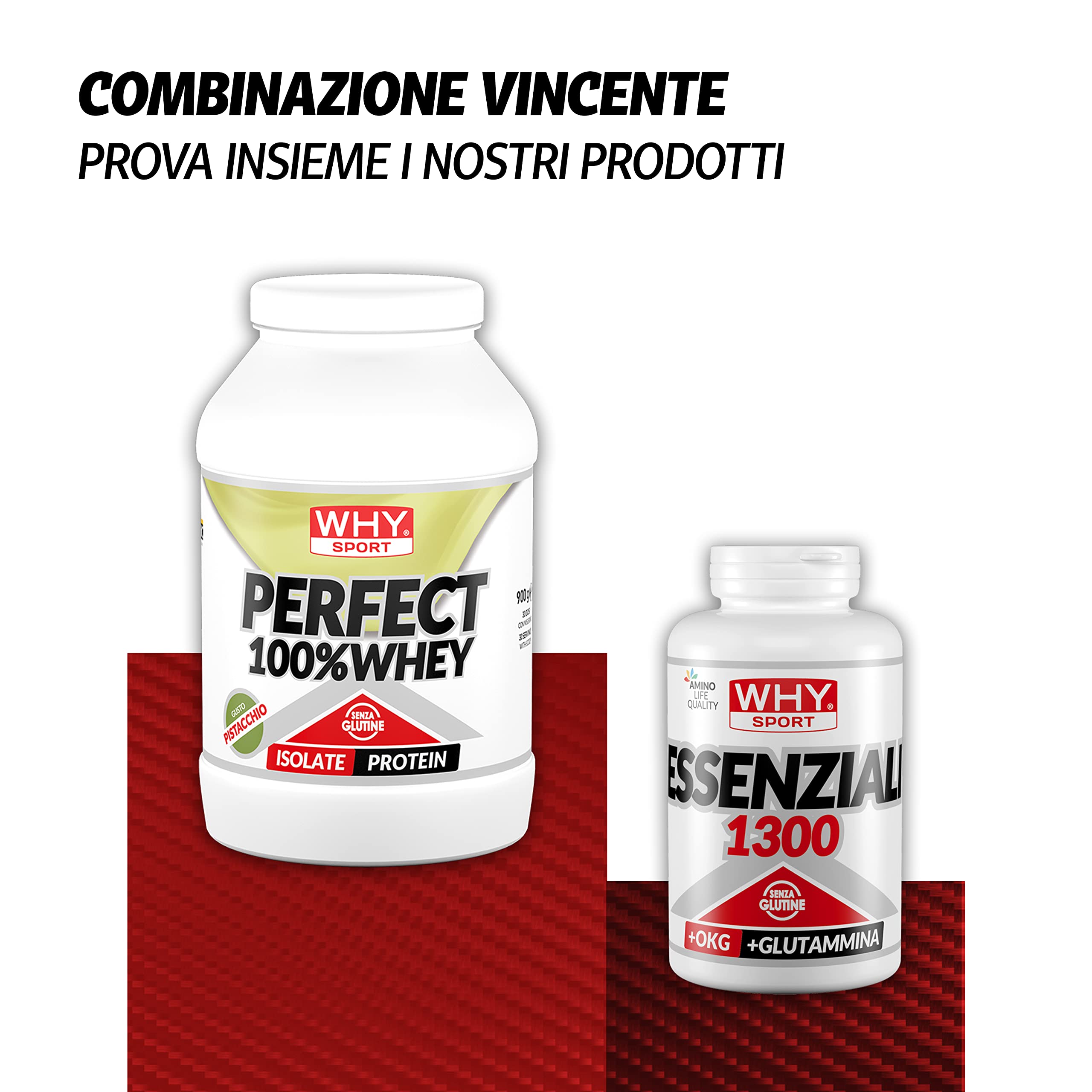 WHY SPORT PERFECT 100% WHEY - białko Whey - Izolowane białko - białko w proszku z niezbędnymi aminokwasami dla masy mięśniowej - smak pistacjowy - 900 gr