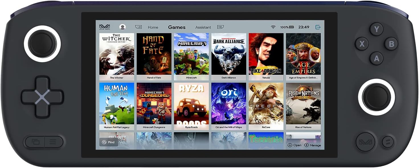 Zestioe AYANEO Air (AMD R55560U) 5.5 Inches OLED Handheld PC Game Console Win 11 Laptop Touch