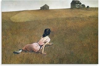 Andrew Wyeth Print Painting Christina's World Poster Cool Artworks Painting Wall Art Canvas Prints Hanging Picture Home Decor Posters Gift Idea 12x18inch(30x45cm)
