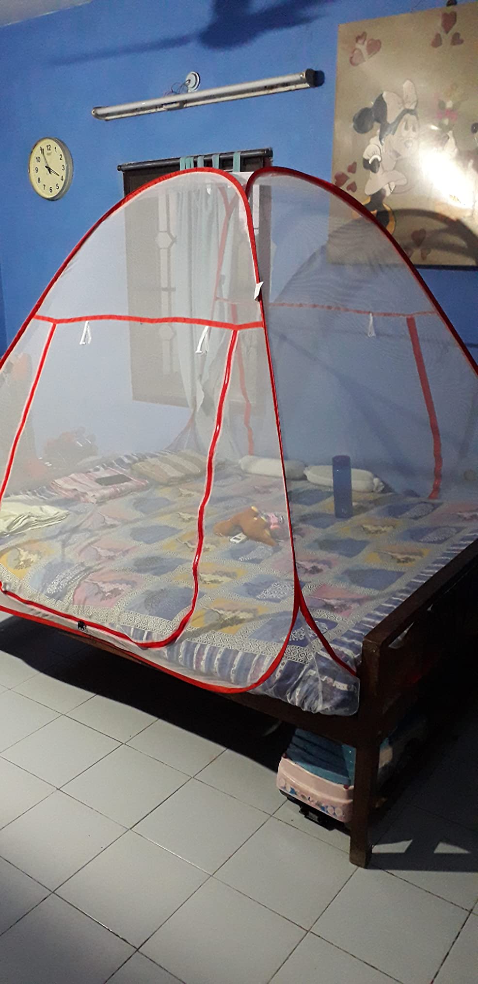 Good Knight Mosquito Net for Double Bed, QueenSize, Strong 30GSM net