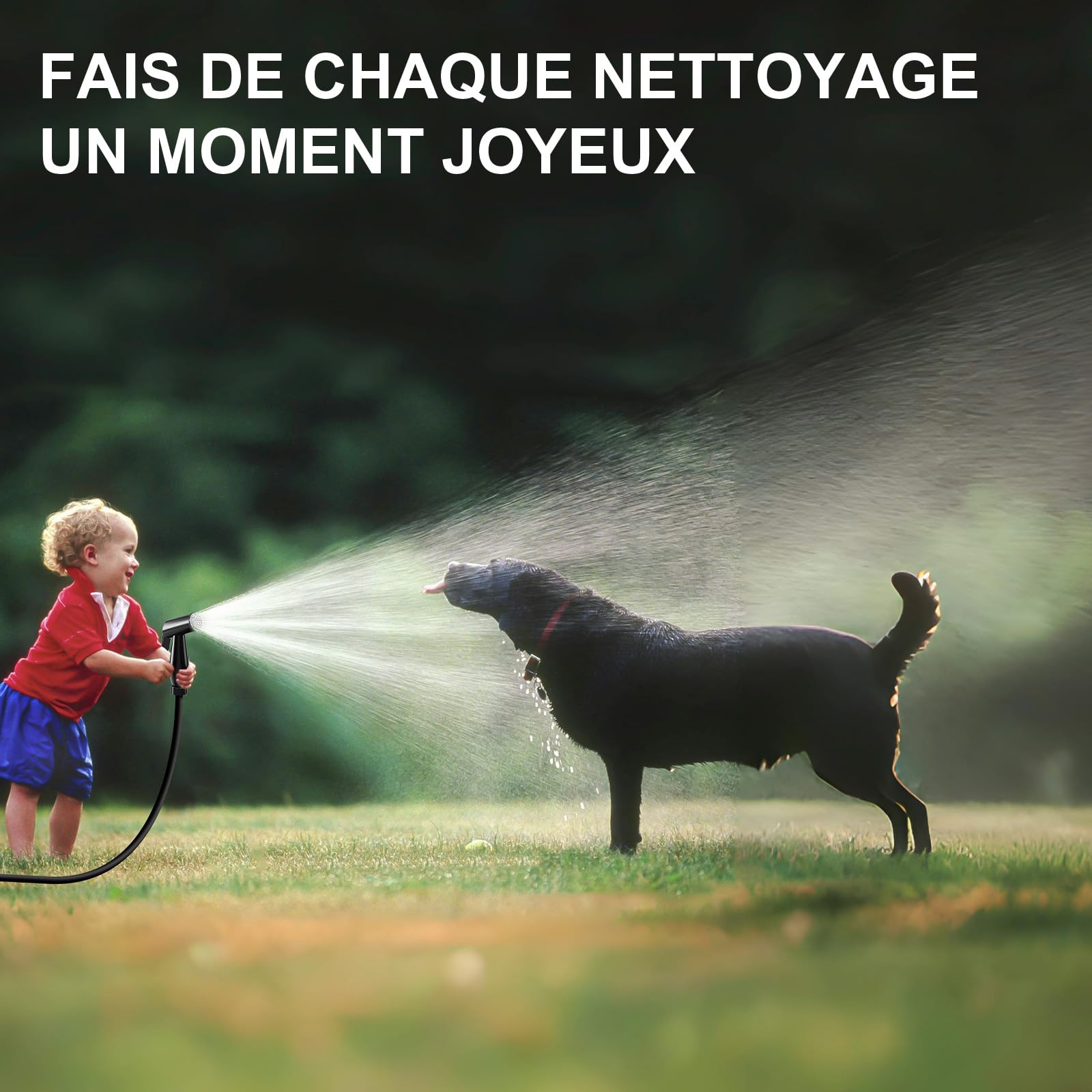 Douche Portable Électrique 20L avec 2000mAh Pompe - Douche Solaire de Camping Pliable avec Tuyau 2m & Sac de Rangement - Douche Extérieur pour Fourgon Aménagé, Plage, Chien et Randonnée